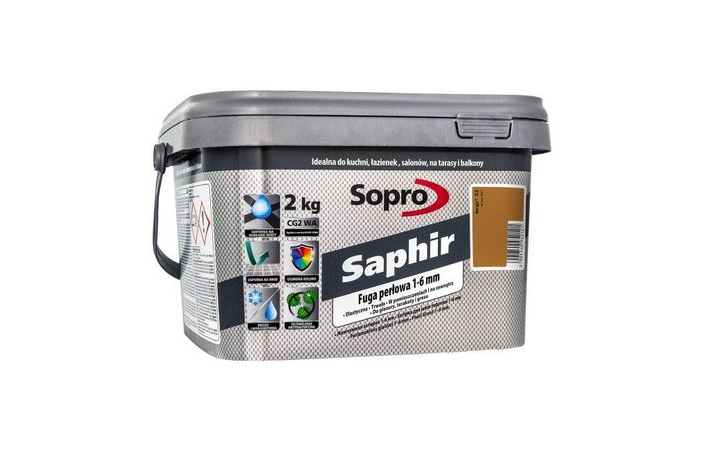 Затирка для швів Sopro Saphir 9521 коричнева №52 (2 кг) - Зображення 166360-55d6f.jpg