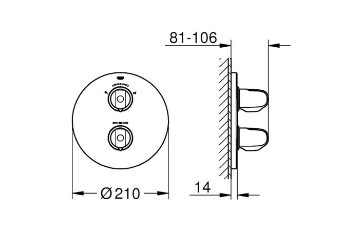 Змішувач Grohtherm 1000 New 19986000 Grohe - Зображення 166509733-1f4b1.jpg