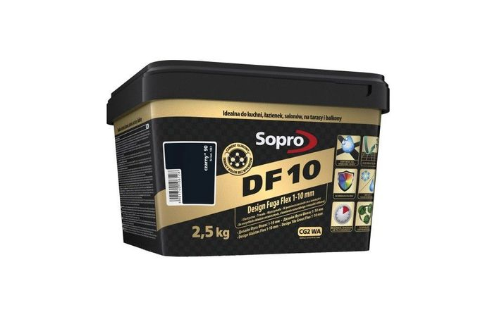 Затирка для швов Sopro DF 10 1061 черная №90 (2,5 кг) - Зображення 166640-d446c.jpg