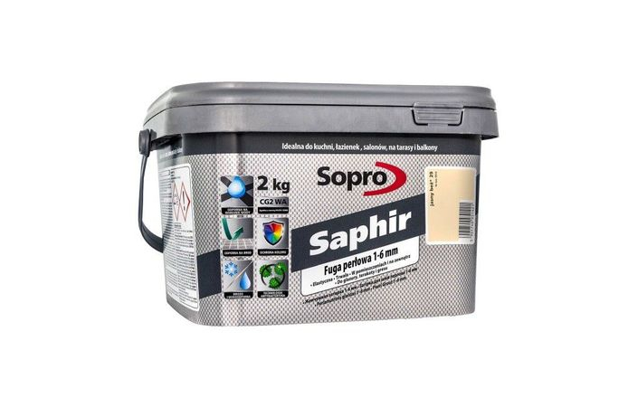 Затирка для швов Sopro Saphir 9514 cветло-бежевaя №29 (2 кг) - Зображення 166884-14a2b.jpg