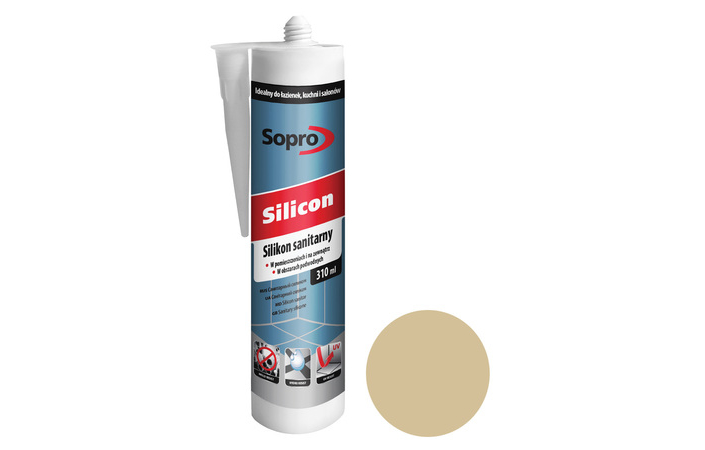 Силікон Sopro Silicon 058 бежевий №32 (310 мл) - Зображення 1