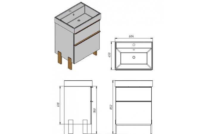 Шафка з умивальником Manhattan Mh-60 білий Juventa - Зображення 166934084-9cd26.jpg
