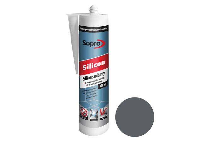 Силікон Sopro Silicon 038 бетонно-сірий №14 (310 мл) - Зображення 167321-469c5.jpg