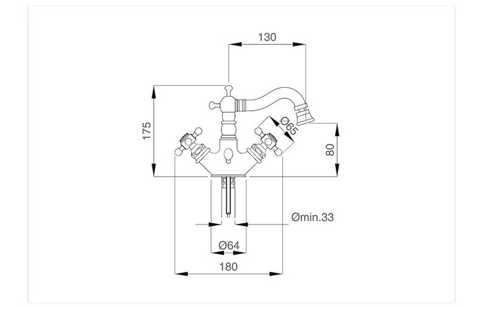 Змішувач для біде Arcadia хром ARCCR8344 BUGNATESE - Зображення 167797434-74e37.jpg