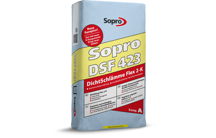 Гидроизоляционная смесь двухкомпонентная Sopro DSF 423 А (24 кг) - Зображення 168060-b05ca.jpg