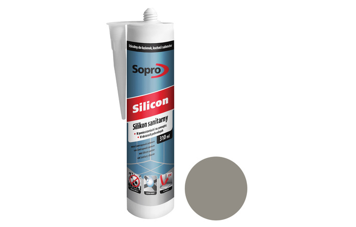 Силікон Sopro Silicon 034 піщано-сірий №18 (310 мл) - Зображення 168174-574df.jpg