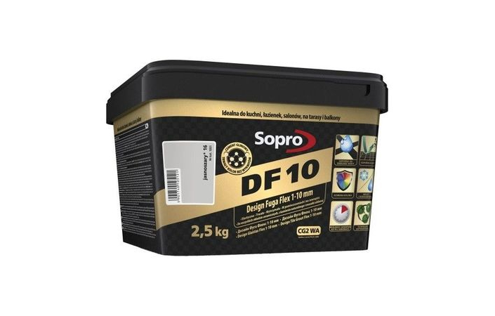 Затирка для швів Sopro DF 10 1051 світло-сіра №16 (2,5 кг) - Зображення 1