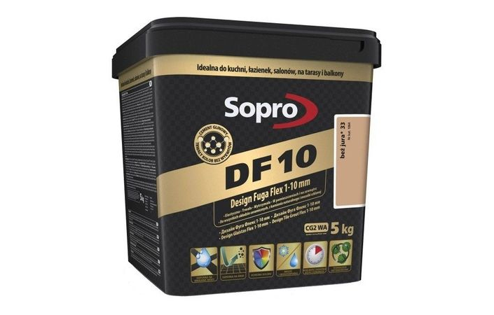 Затирка для швів Sopro DF 10 1064 беж юрський №33 (5 кг) - Зображення 1