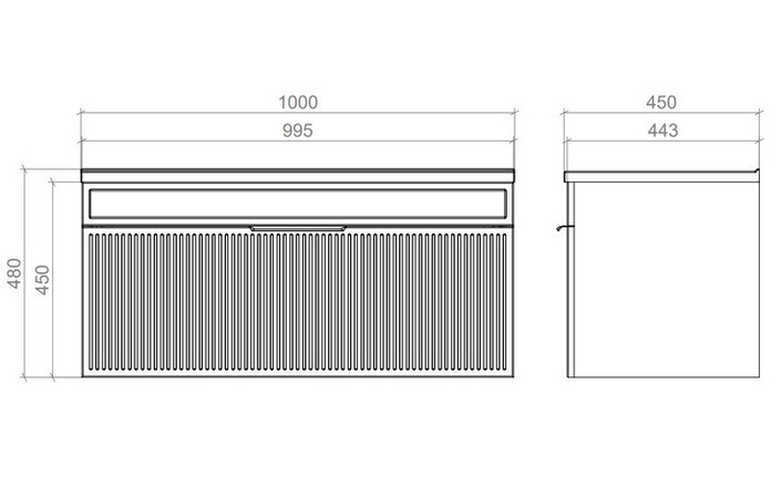 Шафка з умивальником Родео 100 Адель чорний Mirater - Зображення 168932518-2fcef.jpg
