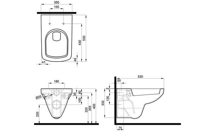 Унитаз подвесной Nova Pro Rimfree M33123000 KOLO - Зображення 169058274-3c6a4.jpg