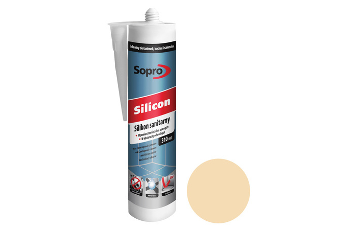 Силікон Sopro Silicon 054 світло-бежевий №29 (310 мл) - Зображення 1