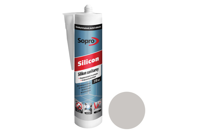 Силікон Sopro Silicon 036 срібно-сірий №17 (310 мл) - Зображення 169275-29bee.jpg