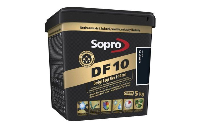 Затирка для швов Sopro DF 10 1061 черная №90 (5 кг) - Зображення 169349-76605.jpg