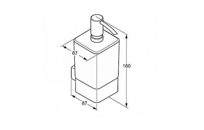 Дозатор для рідкого мила Esprit 5697605 Kludi - Зображення 170728732-47e4e.jpg