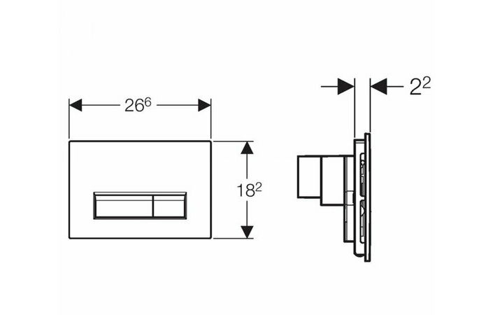 Кнопка зливу Sigma 40 (115.600.KQ.1) біла, Geberit - Зображення 170936-27c72.jpg