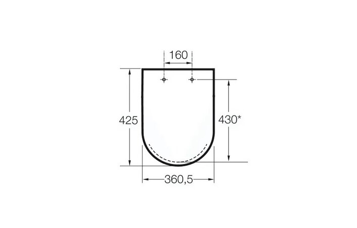 Крышка для унитаза Dama Senso soft-close A801512004 Roca - Зображення 171121892-f076f.jpg