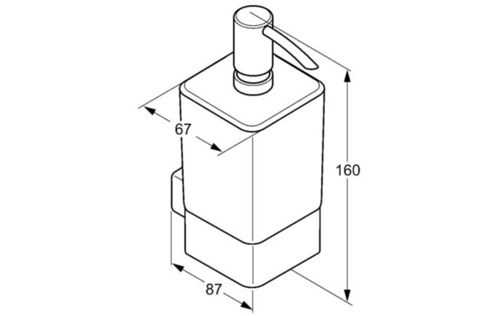 Дозатор для жидкого мыла KLUDI E2 (4997605), Kludi - Зображення 171870-f8070.jpg