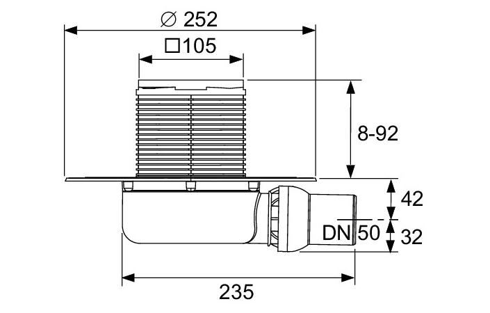 Душовий трап TECEdrainpoint S 111 3601105 TECE - Зображення 171920264-95295.jpg