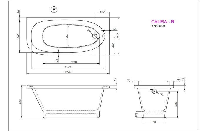 Ванна CAURA R 180x80 White StudioStone - Зображення 171989630-140a4.jpg