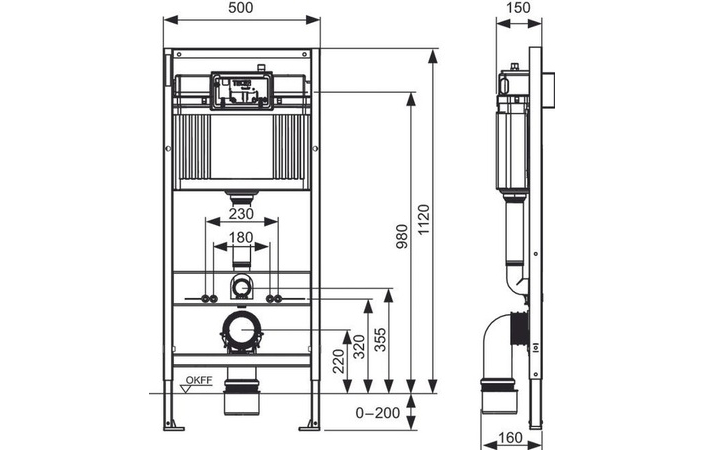 Інсталяція для унітаза 4 в 1 TECEbase kit 9400006 TECE - Зображення 171989737-b3338.jpg
