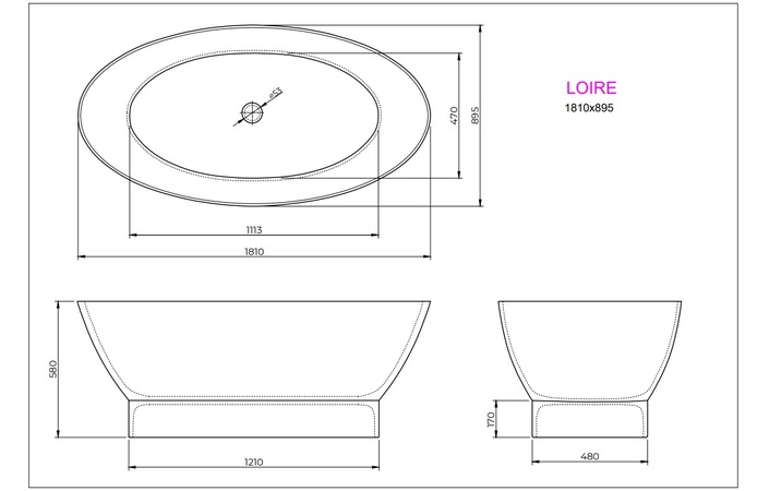 Ванна LOIRE 181x89 White StudioStone - Зображення 171990328-a3190.jpg