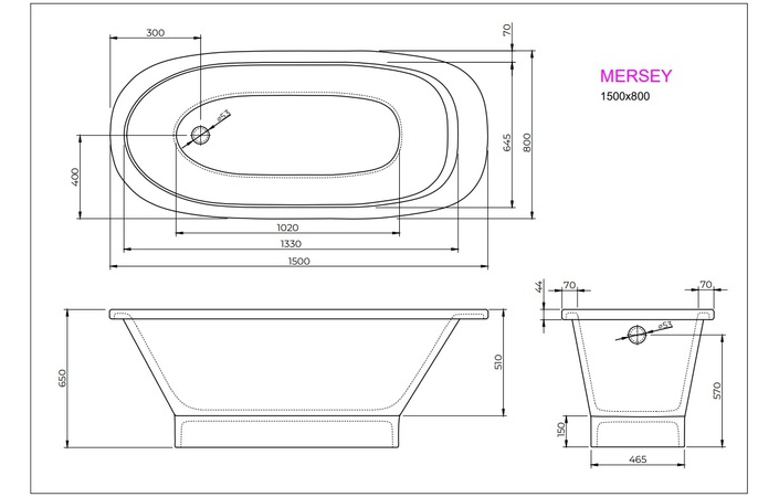 Ванна MERSEY 150x80 White StudioStone - Зображення 171990329-eccc3.jpg