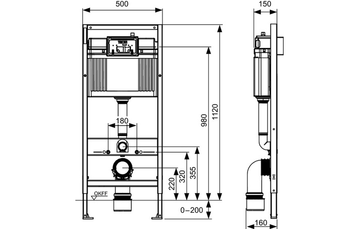 Інсталяція для унітаза 3 в 1 ТECEBase 9400400 TECE - Зображення 172136253-43e9c.jpg