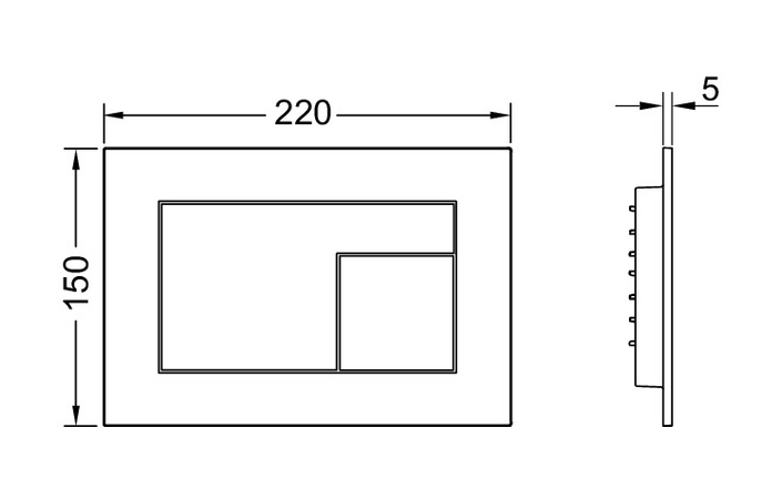 Кнопка зливу TECEvelvet 9240731 антрацит TECE - Зображення 172136315-046df.jpg