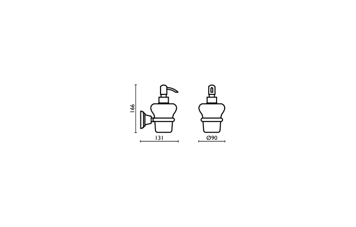 Дозатор для рідкого мила Canova (CA12892) бронза, Bagno&Associati - Зображення 172531-cd6c9.jpg
