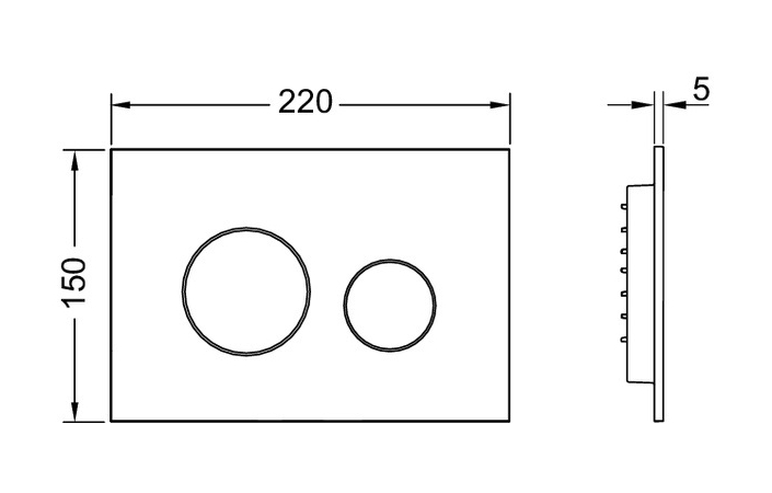 Кнопка зливу TECEloop 9240938 графіт TECE - Зображення 172560387-6d9ee.jpg