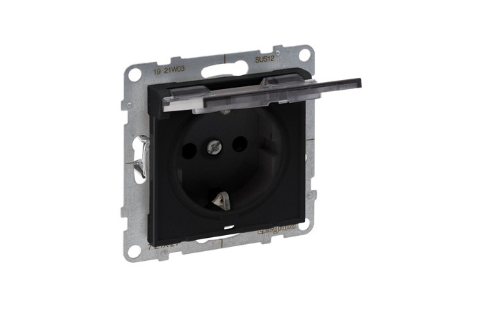 Розетка силовая с крышкой 2К+С 16А 250В автоматические клеммы Suno 721427 Legrand - Зображення 172630133-d1f8d.jpg