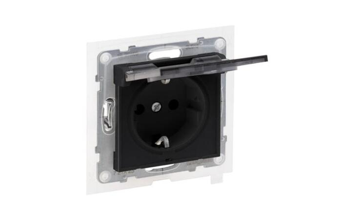 Розетка силовая с крышкой 2К+С 16А 250В автоматические клеммы Suno 721423 Legrand - Зображення 172630136-c6af0.jpg