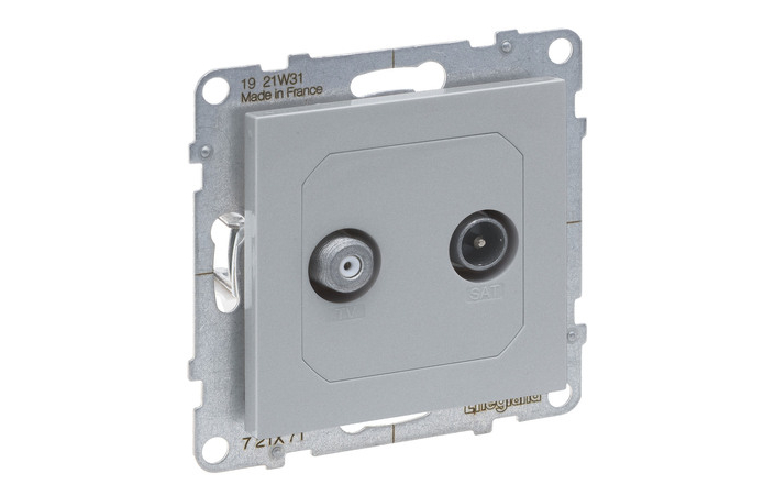 Розетка TV-Sat зірка на 2 кабеля Suno 721371 Legrand - Зображення 172630158-af383.jpg