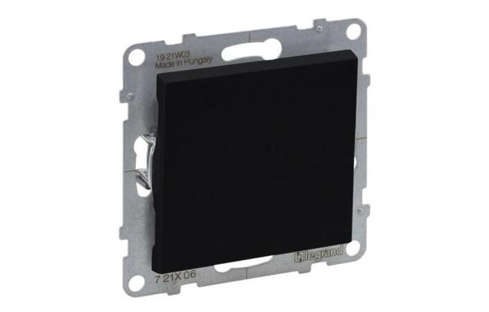 Переключатель 1-клавишный 10А автоматические клеммы Suno Черный 721406 Legrand - Зображення 172630178-47098.jpg