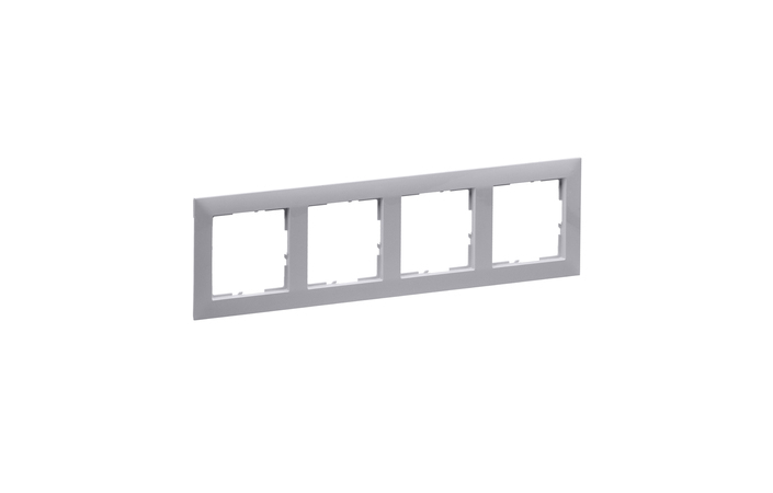 Рамка 4-місна Suno Сірий 721544 Legrand - Зображення 172630189-9226d.jpg