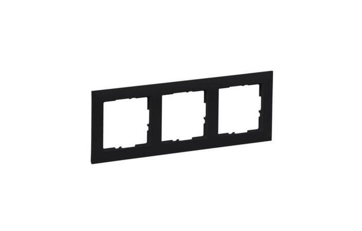 Рамка 3-місна Suno Чорний 721523 Legrand - Зображення 172630196-a885e.jpg