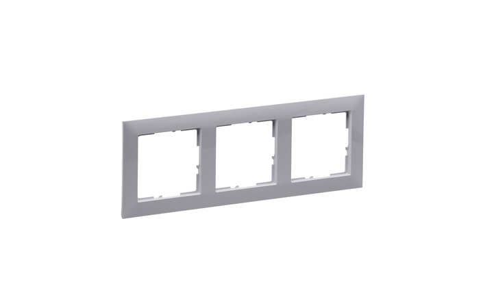 Рамка 3-местная Suno Серый 721543 Legrand - Зображення 172630200-241a1.jpg