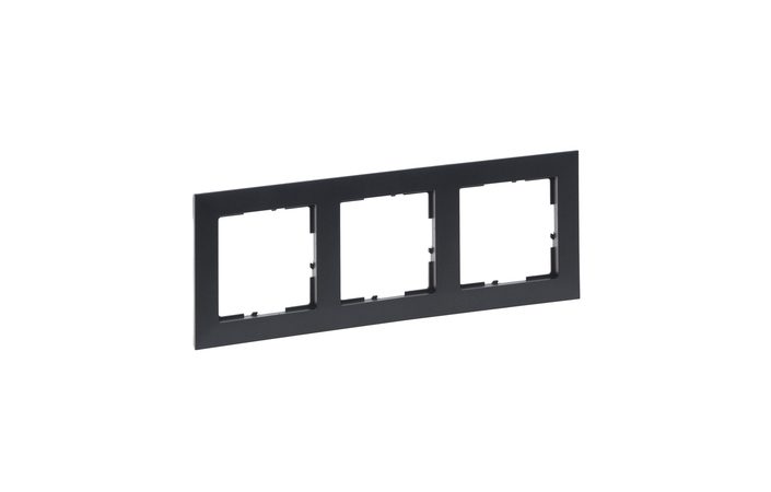 Рамка 3-местная Suno Графит 721553 Legrand - Зображення 172630202-98fb9.jpg