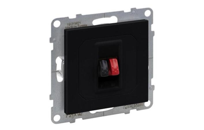 Розетка аудіо для колонок Suno Чорний 721492 Legrand - Зображення 172630227-0cb80.jpg