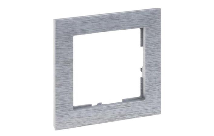 Рамка 1-місна Suno Фактурний Алюміній 721561 Legrand - Зображення 172630234-d6eb3.jpg