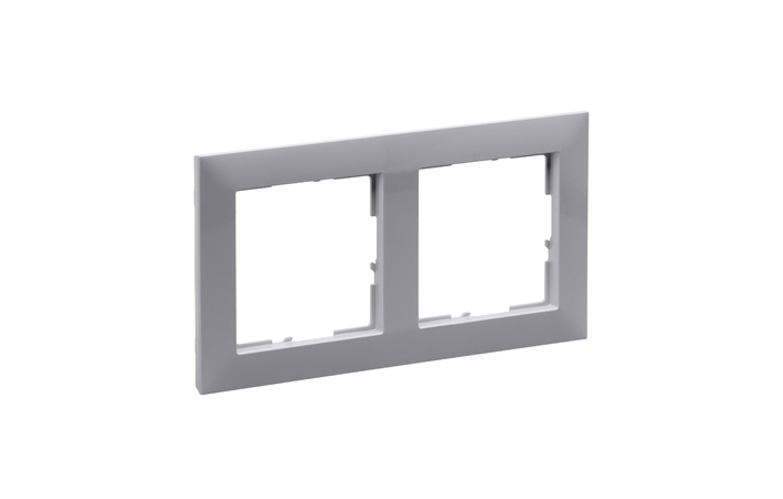Рамка 2-місна Suno Сірий 721542 Legrand - Зображення 172630240-3519f.jpg