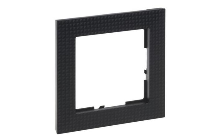 Рамка 1-местная Suno Черный паттерн 721571 Legrand - Зображення 172630246-f2669.jpg