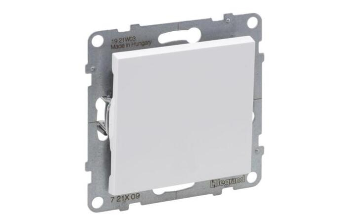 Вимикач 1-клавішний кнопковий, автоматичні клеми 6А Suno Білий 721109 Legrand - Зображення 172630284-b48ce.jpg