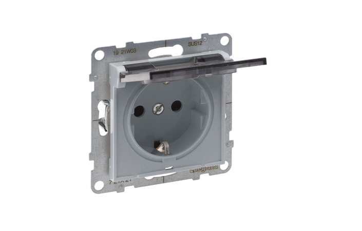 Розетка силовая с крышкой 2К+С 16А 250В автоматические клеммы Suno 721327 Legrand - Зображення 172630330-7574c.jpg