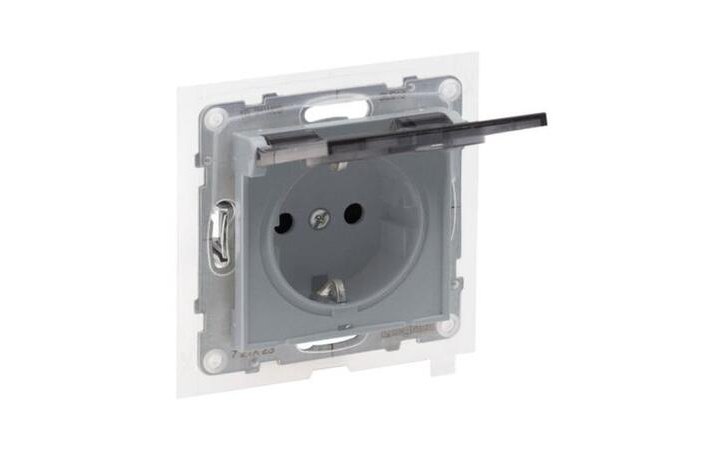 Розетка силовая с крышкой 2К+С 16А 250В автоматические клеммы Suno 721323 Legrand - Зображення 172630333-5e8d7.jpg