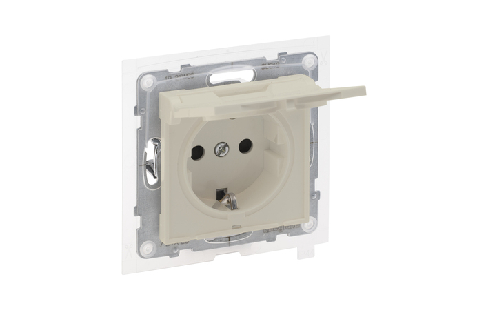 Розетка силовая с крышкой 2К+С 16А 250В автоматические клеммы Suno 721223 Legrand - Зображення 172630348-2d2a0.jpg