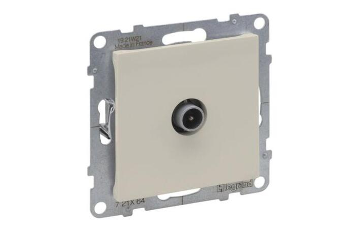 Розетка TV звезда Suno Слоновая кость 721264 Legrand - Зображення 172630359-e446c.jpg