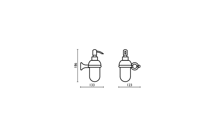Дозатор для жидкого мыла Regency (RE12751), Bagno&Associati - Зображення 172662-54d1a.jpg