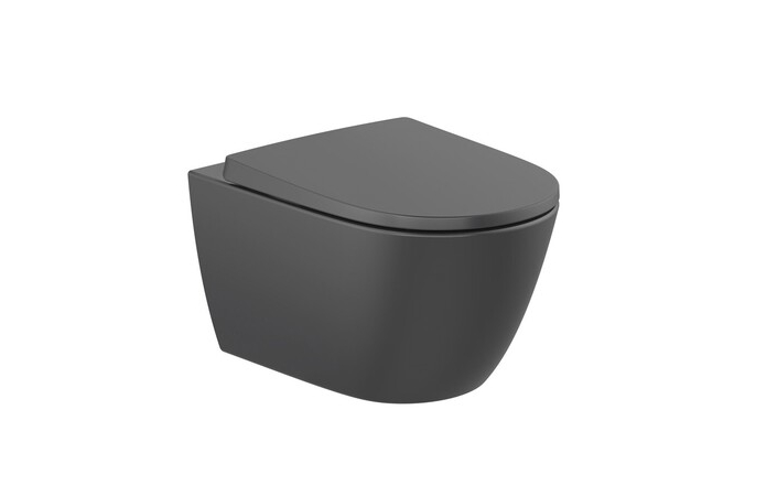 Комплект унітаз підвісний з кришкою soft-close Ona Rimless Black matt A346687080+A801E12081 Roca - Зображення 173738027-273b6.jpg