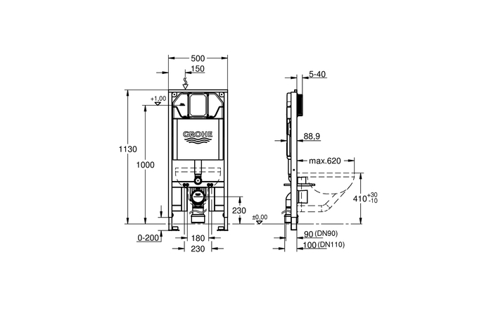 Інсталяція для унітаза Rapid SL Slim 39687000 Grohe - Зображення 173738143-c53d0.jpg